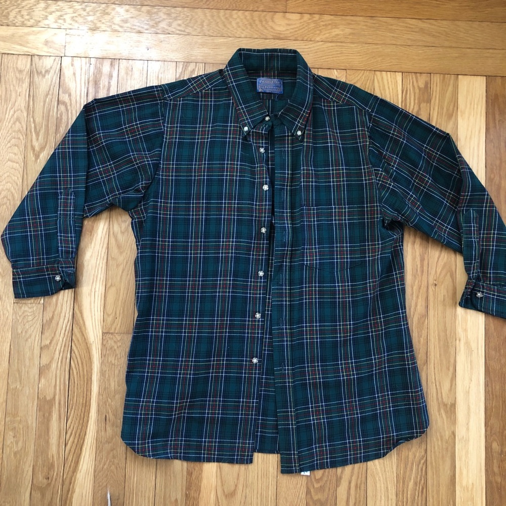Vintage Men’s Pendleton Wool Button Down Shirt